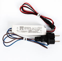 Ανταπτορας 35w Ip65 1 Καρφακι Παροχη Φωτοσωληνα 24v 1 Pin Συνδεσης 1 Ταπα 3 Θερμοσυστελλομενα 1 Κολλα Προεκταση Παροχη