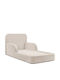 Funbed Pat pentru copii Single Alb pentru Saltea 90x210cm