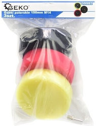 Geko WG00883 Polierscheiben & Pads 150mm 3 Stück