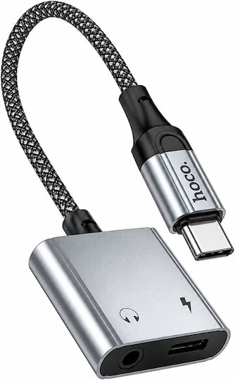 Hoco UPA34 Конвертор USB-C мъжки към USB-C / 3.5mm женски