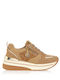 Damentaschen Sneakers Purpurn Braun