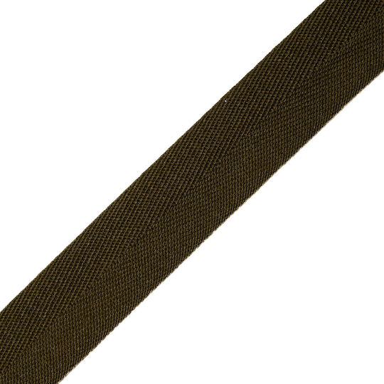 Bandă Chevron Din Poliester Kaki 2.5cm Metru