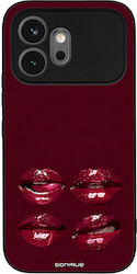 Husă Sonique Diva Series Honor 600 5g Buze Roșii