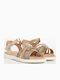 Sandale Tip Pantof Aurii