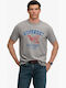 & Co Tricou Dark Vintage Gri Marl
