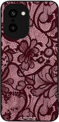 Sonique Diva Series OnePlus 15r 5g Burgundy Lace Case