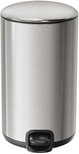 Inox Grauer Mülleimer 12l Inox Grauer Mülleimer 12l