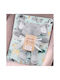 Serafino Nursery Swaddling Blanket Fleece Grey 76x101cm