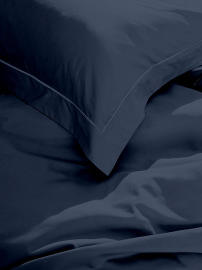 Sunshine Μαξιλαροθήκη Oxford Oxford Blue 50x70εκ.