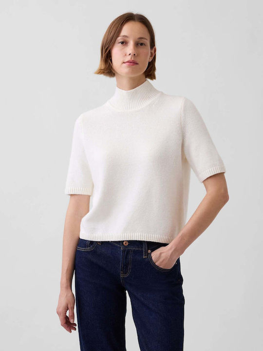 GAP Women's Blouse Ivory Beige Frost