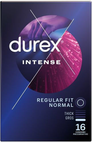Durex Презервативи Intense 1 бр 56 мм с Ребра Natural