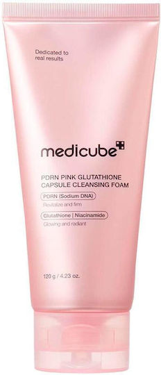 Medicube PDRN Pink Glutathione Αφρός Καθαρισμού Προσώπου για Λάμψη 120gr