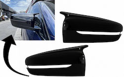 Καπάκια Καθρεφτών Bmw 3 Series G20 G21 G28 2017+ M4 Look Γυαλιστερό Μαύρο 2 Τεμάχια