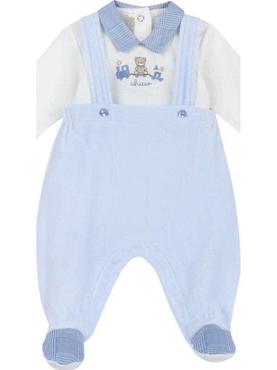 Chicco Σετ Κορμάκια Μπλε 2τμχ
