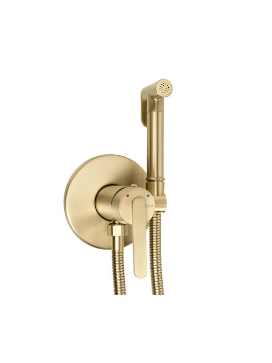 Rea Wand Bidetarmaturen Gold