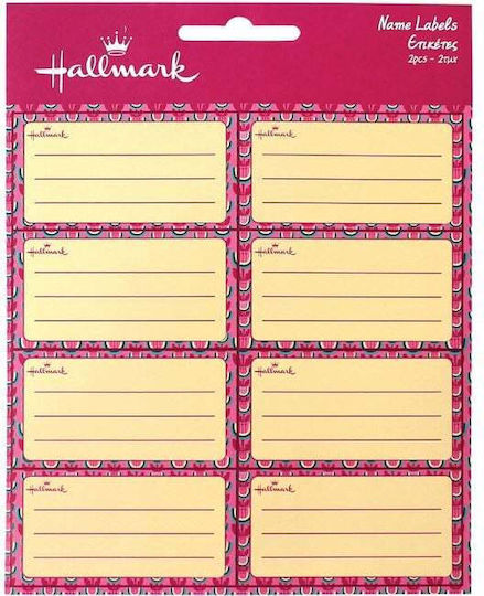 Hallmark Tulip Ετικέτες Τετραδίων 16τμχ