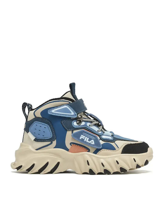 FILA Adidași copii cu închidere Hoop & Loop Bej