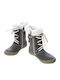 Anatomische Wildleder Kinderstiefel Grau