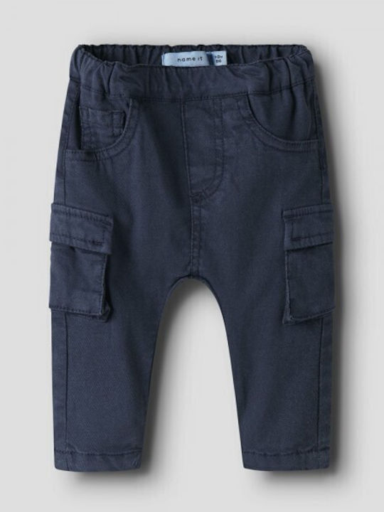 Pantalon Pentru Copii Cargo Albastru Marin Blazer