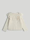 Kids Knitted White Cardigan