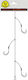 Black Diamond Fishing Hook No10