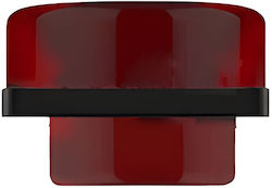 E-Cig Power Ep 03 Drip Tip 810 1 Piece Vampire Red