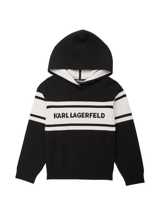 Karl Lagerfeld Παιδικό Φούτερ Μαυρο-λευκο