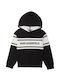 Kids Sweatshirt with Black-White Hood