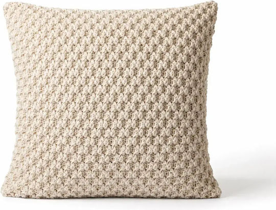 Liolios Home Beige Cushion 50x50 cm