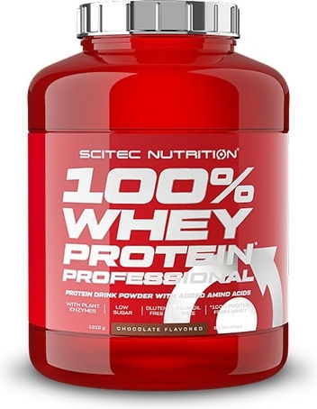 Scitec Nutrition 100% Whey Protein Professional Organic Whey Protein Gluten Free with Lemon Cheesecake Flavor 1.8kg