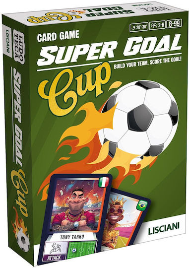 Επιτραπέζιο Παιχνίδι Super Goal Cup για 2-6 Παίκτες 8+ Ετών (EN) Lisciani Giochi