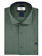 Long Sleeve Shirt in Narrow Fit Green