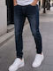 Мъжки дънков панталон Slim Fit Blue-black