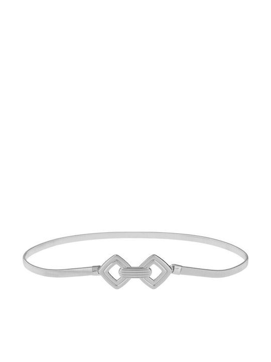 FantazyStores Elastic Women's Silver Belt
