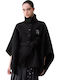 Women's Poncho Black