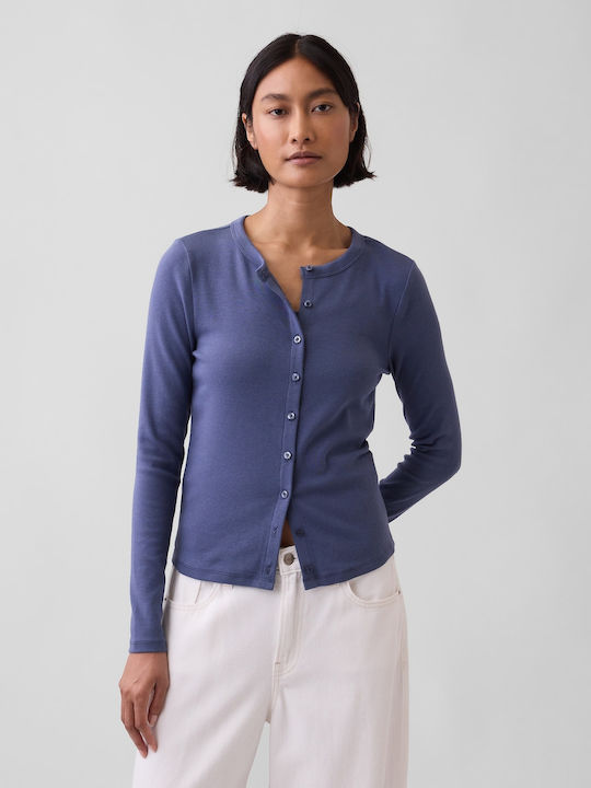 GAP Kürze Damen Strickjacke Sargassus Blau