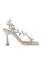 Leather Silver Sandals