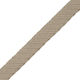 Vostex Schnürsenkel Dick Gewebt Diagonale Baumwolle Sand 1,5cm Meter