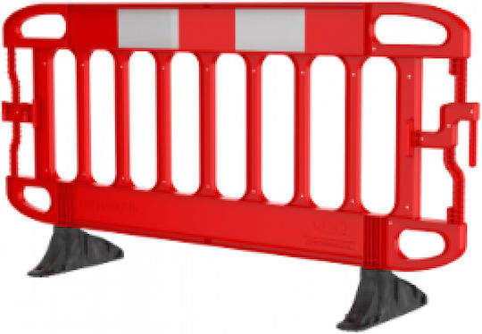 Verkehrsschilder aus Kunststoff in Rote Farbe 2m x 100cm
