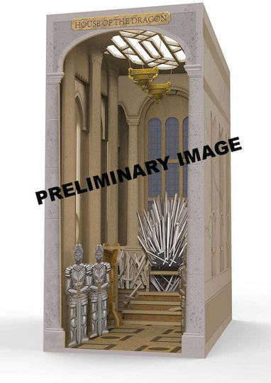 House Dragon Tiny Adventures Book Nook Mini Dioramă Tronul de Fier 23 Cm