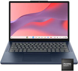 Lenovo Chrome 14M8911 14" IPS FHD+ Touchscreen (Kompanio-540/4GB/64GB Flash Storage/Chrome OS) Cosmic Blue (US Keyboard)