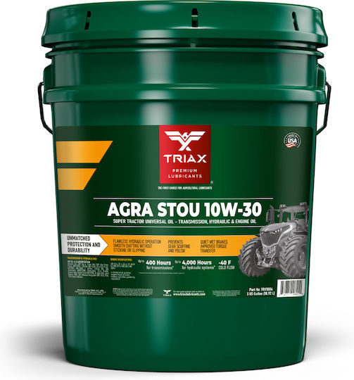 Хидравлично Масло За Земеделие Triax Agra Stou Super Tractor 10w-30 18.9 L