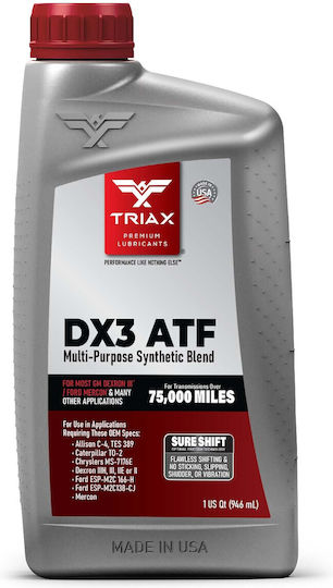 Triax Ulei De Transmisie Auto Pentru Cutie De Viteze Automată Și Direcție Hidraulică 0.946lt