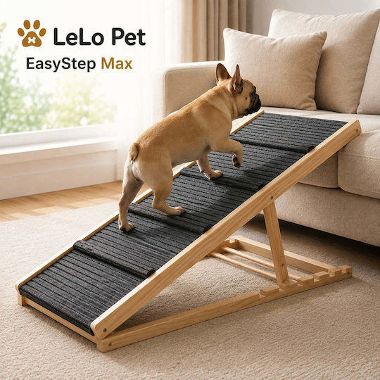 Lelo Pet Waterproof Car Ramp for Dog Black