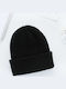 Beanie Unisex Strickmütze in Schwarz