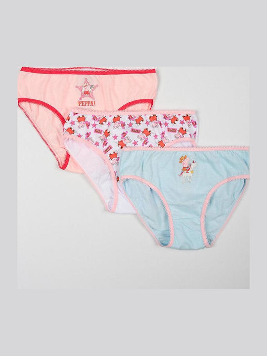 Superheroes Kids Set With Panties 3 Pieces Salmon-Blue-White