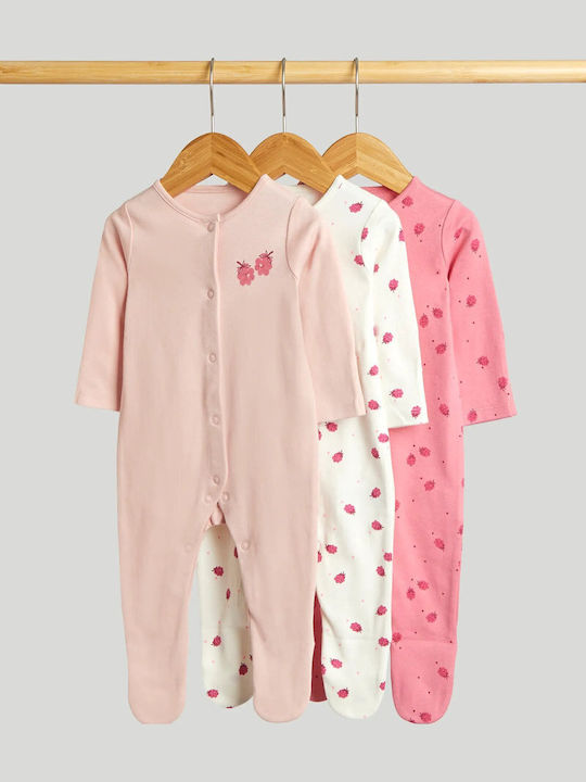 Mothercare Подредба Суитшърти Малина 3 Бройки