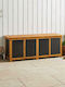 vidaXL Outdoor Storage Box Rattan 243 L Black L150xW50xH56cm