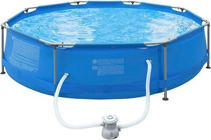 Avenli Piscină Rotundă PVC 4383 l cu Cadru Metalic 305x76 cm