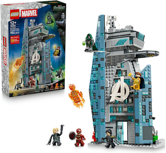 Marvel Avengers Doomsday New Avengers Tower for 12+ Years 954 pcs